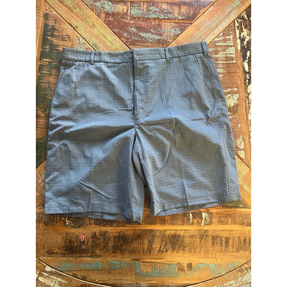 Mens Pebble Beach Grey Plaid‎ Golf Shorts Size 38